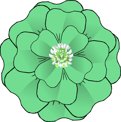 Grüne Blume