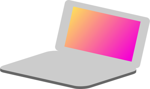 Laptop ícone vector imagem