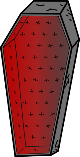 Coffin vector image