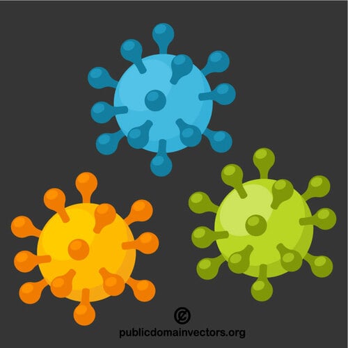 Virus colorés