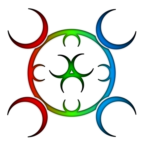 صورة متجهية ملونة للعلامة الحية