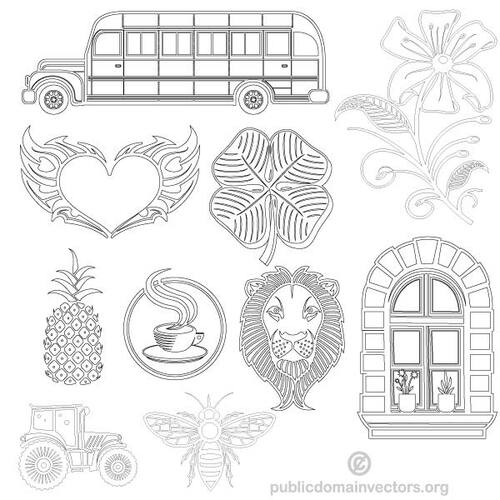 Coloring book designs