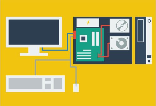 Schema de hardware-ul computerului