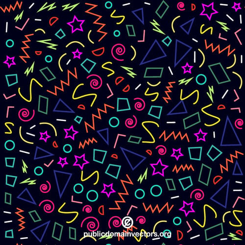 Colorful confetti vector background