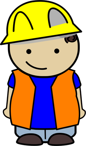 Ícone de garoto de construção