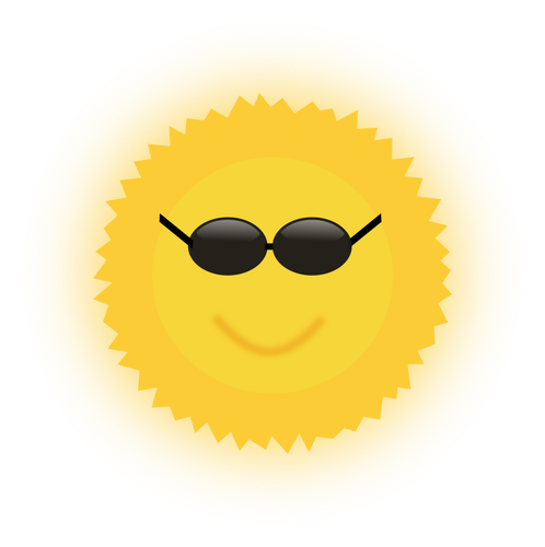 Cool векторное изображение солнца