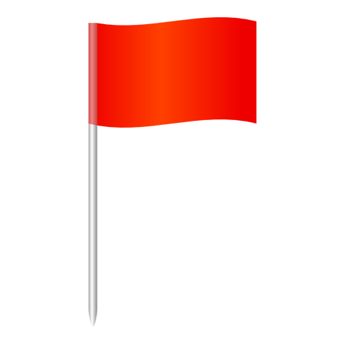Ilustração do vetor bandeira de canto no futebol