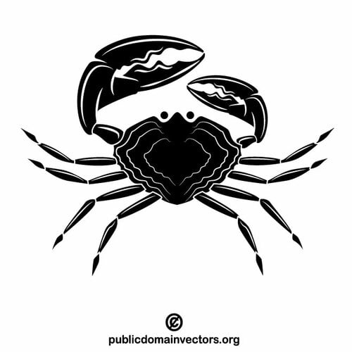 Crab vector clip art