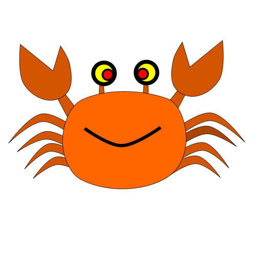 Smiling crab