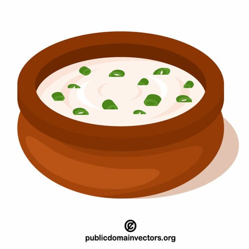 Supa crema vector miniaturi