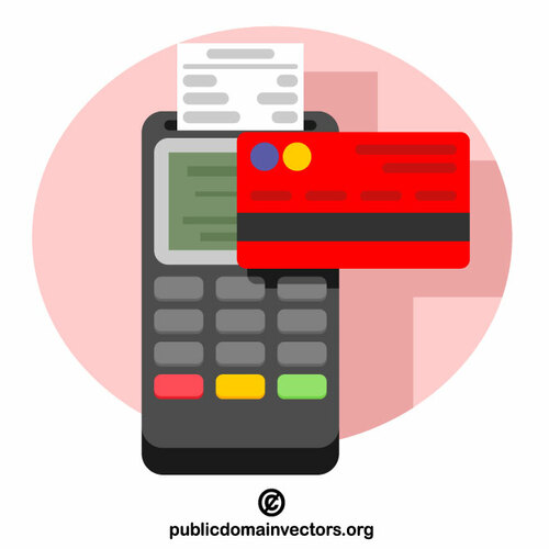 Credit card payment concept