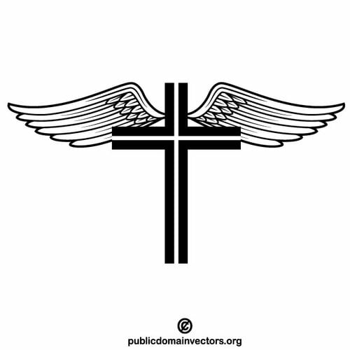 Krzyż i skrzydła