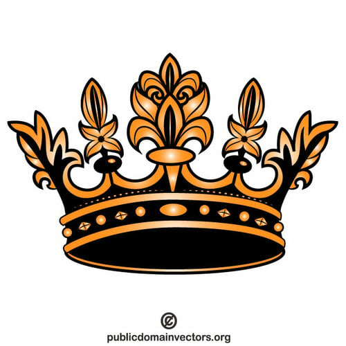 Crown clip art image