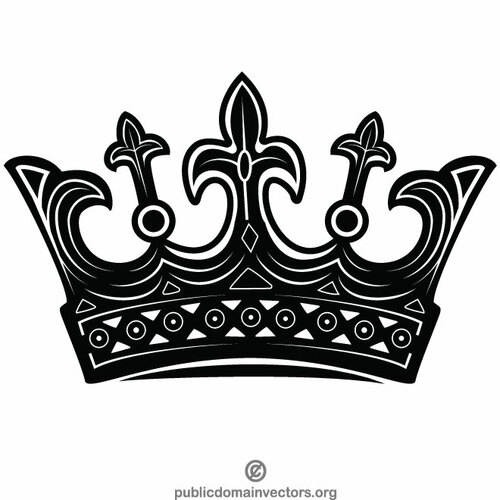 Crown monochromatický umění