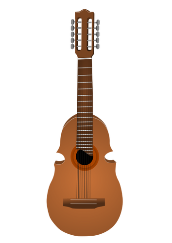 Ilustração em vetor de guitarra