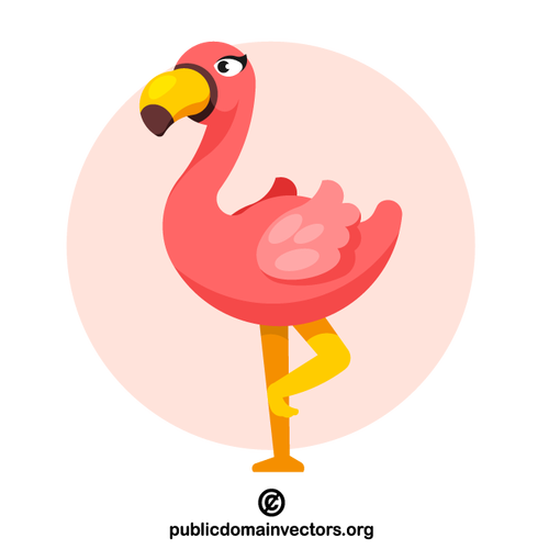 Cute flamingo