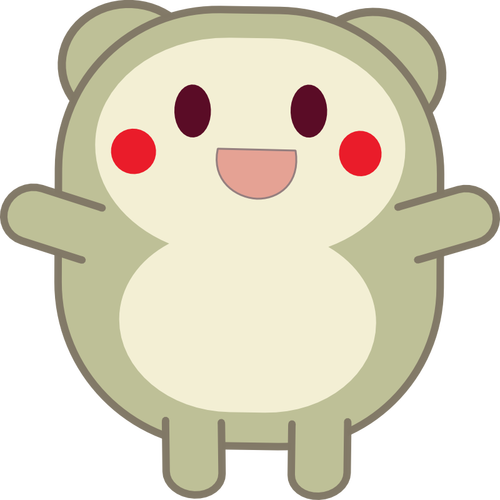 かわいい生き物ベクトル イラスト