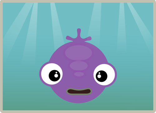 Cute fish vector illustration