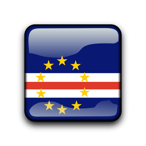 Botón de vector de Cabo Verde