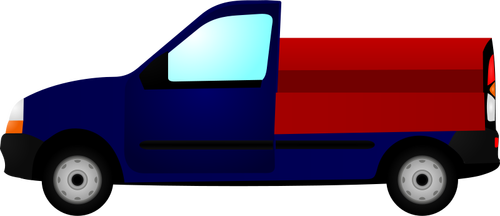 Ilustraţie de vector mic camion