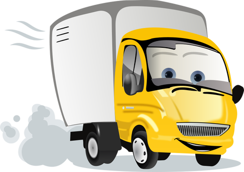 Desene animate camion vector illustration