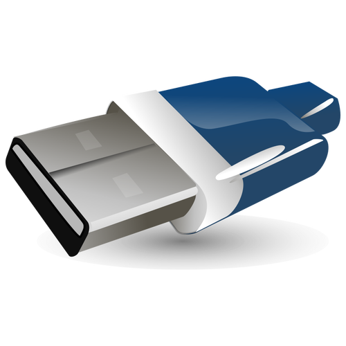 USB flash drive vector illustration