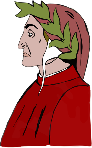 Dante Alighieri vektor gambar