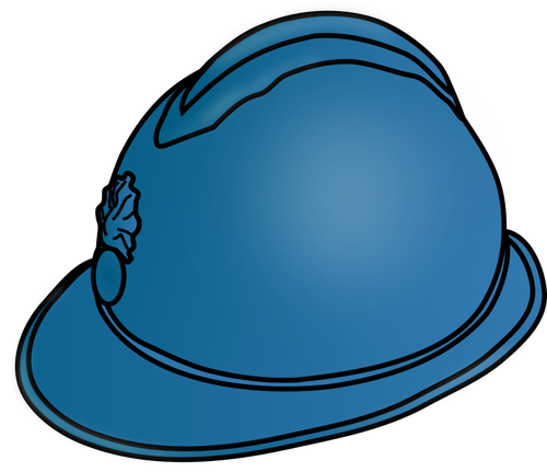 Blue helmet