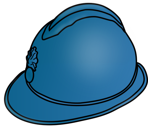 Blauer Helm