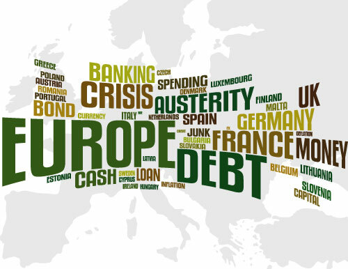 Nuage de mot crise euro