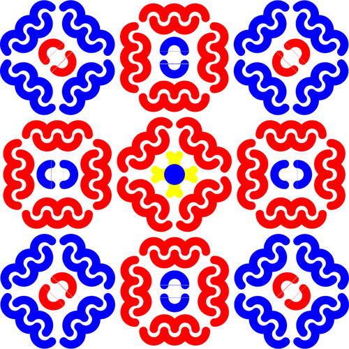 Векторная графика шаблон swirly мозаики