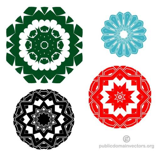 Formas decorativas vector pack