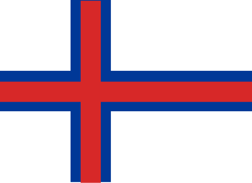 Flagge der Färöer