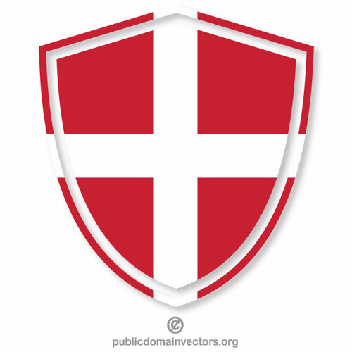 Danimarka bayraklı arması