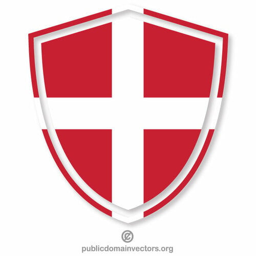 Danish flag crest