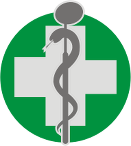 Grafica vectoriala de medic dentist logo-ul