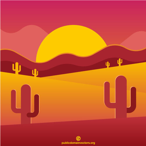 Wüsten-Sonnenaufgang