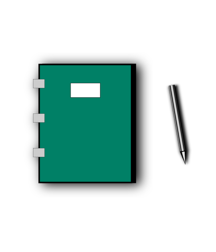 Gröna dagbok bok