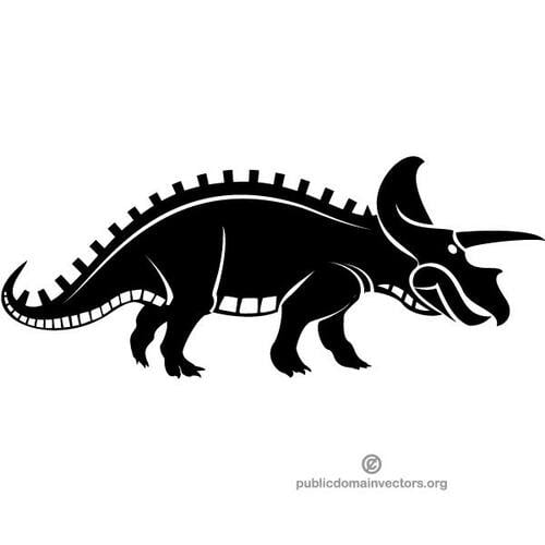 Dinosaur silhouet