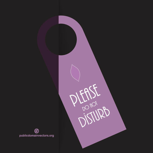 Please do not disturb