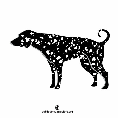 Wild dog vector image