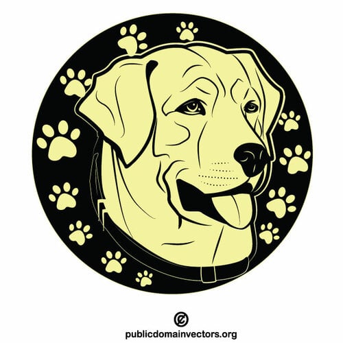 Golden Retriever Dog Public Domain Vectors