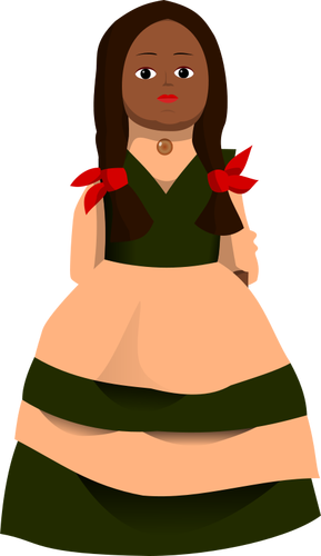 Doll vector image