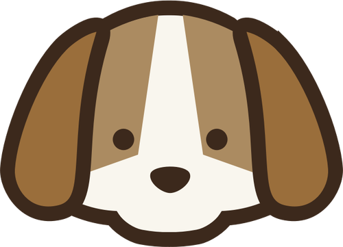 Японский Доу Шу Ци собака векторные иллюстрации