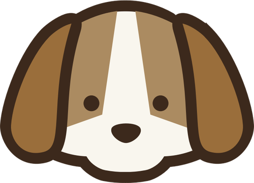 日本の群雄 【 動 】 翔チー犬ベクトル イラスト