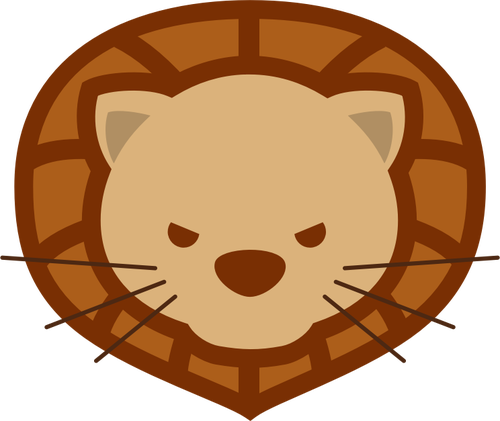 Japanese Dou Shou Qi lion vector graphics