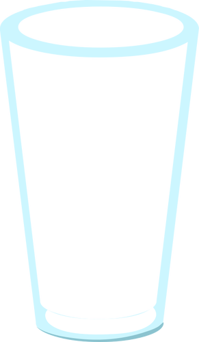 Narrow tumbler vector illustration