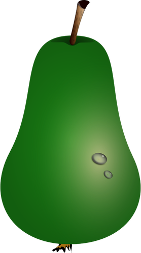 Vektor-Illustration über pear