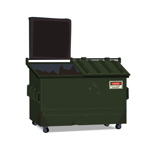 Dumpster vector afbeelding