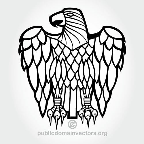 Imagen vectorial de águila